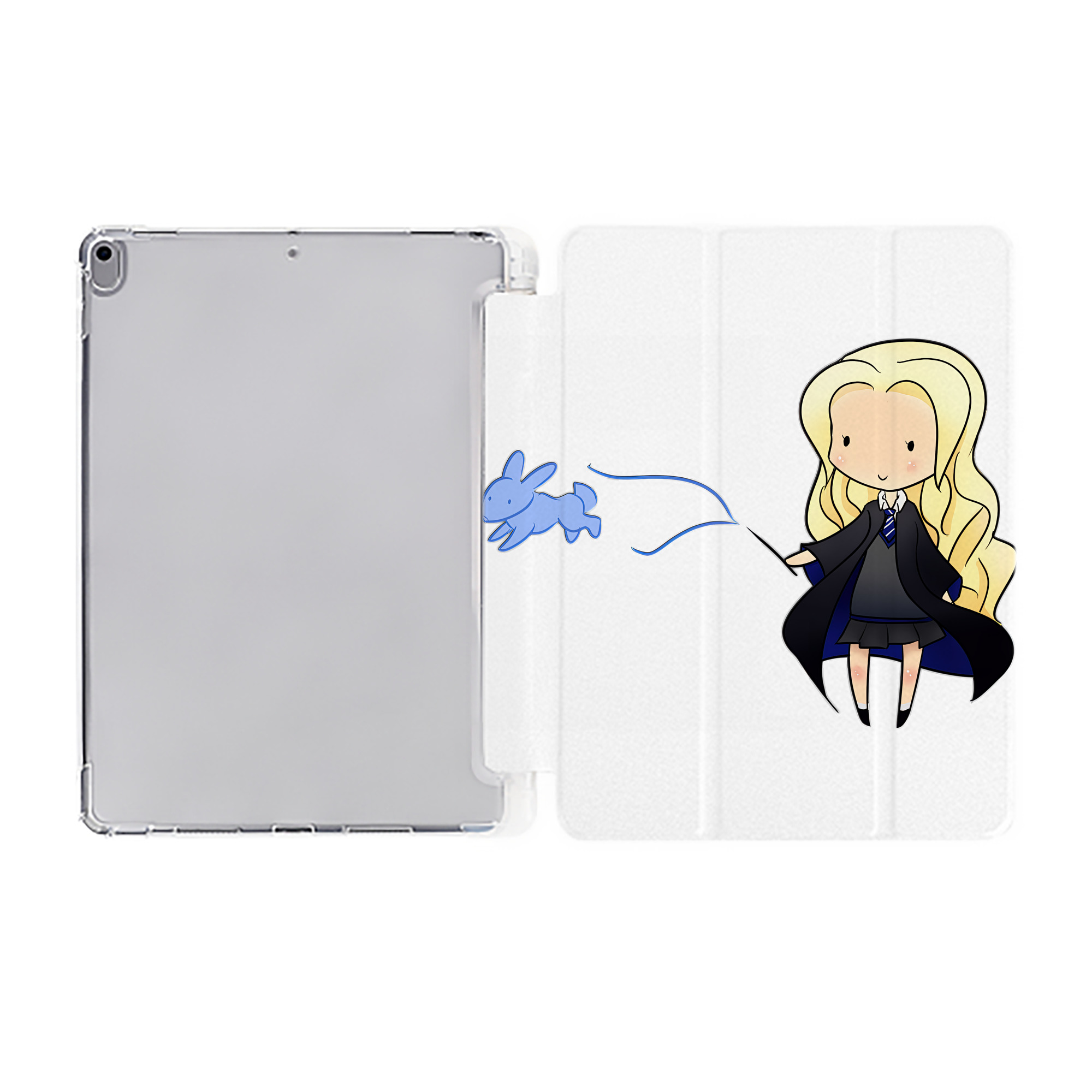 （画像用） Harry Potter ハリー・ポッターシリーズ IPad ケース ペン収納付き 三つ折りスタンド PUレザー×シリコン 対応機種9.5/10.5/10.9インチ